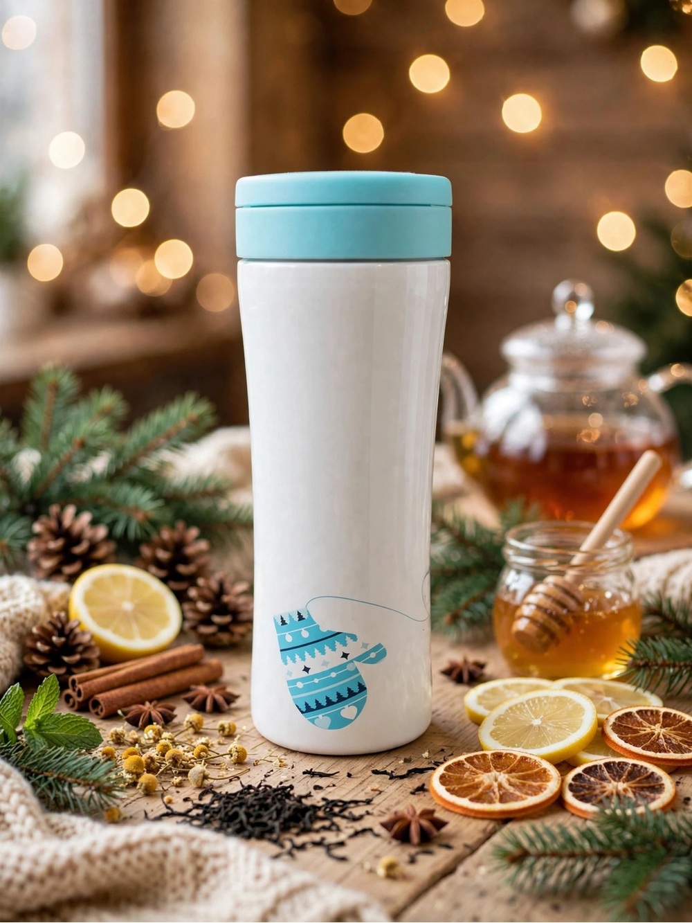 DAVIDsTEA Timolino Travel Mug - Mittens